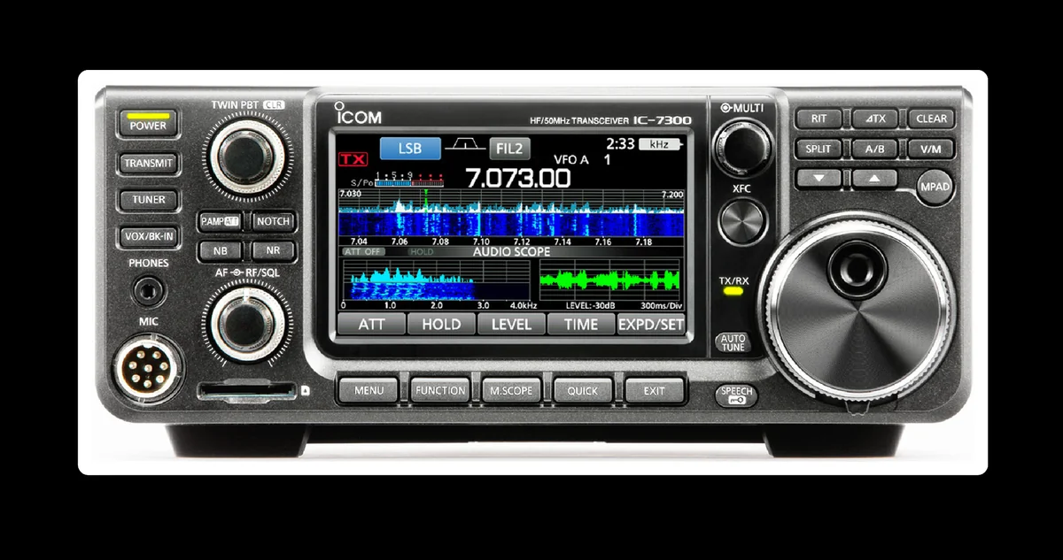 Icom IC-7300 Bilingual Reference Manual — figure 1
