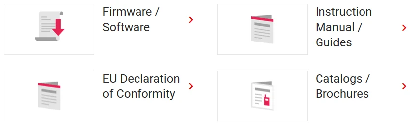 图 15-4 支持网站中的 Firmware / Software 分类